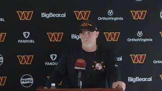 LIVE: HC Dan Quinn Speaks To The Media Before The First Day Of Pads | Washington Commanders
