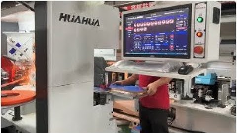 HUAHUA HH608RK High speed V-Belt edge banding machine with one group quick melt and EVA glue pot
