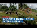 VIDEO Detik-detik TNI dan Polisi Jinakkan Pria Bergolok, Ditembak Tapi Tak Mempan