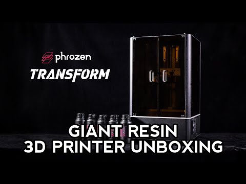 Phrozen Transform Unboxing, Setup, and Impressions. Huge New Resin 3D Printer!