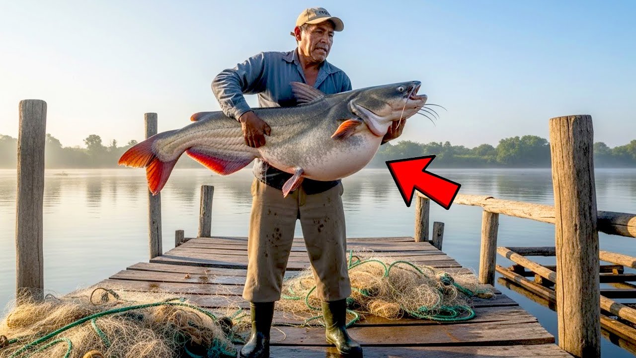Pescador Capturó un Bagre con el Estómago Enorme, lo Fileteó y Llamó a la Policía