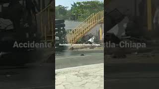 Accidente en la carretera Tuxtla Gutiérrez- Chiapa de Corzo 09/12/2021