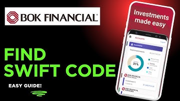 How to Find SWIFT Code of BOK Financial !