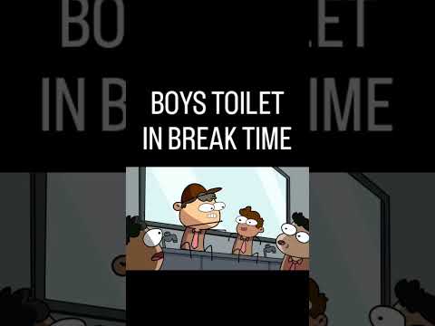 boys toilet in break time😂|urdu  cartoon|funny cartoon| animation videos