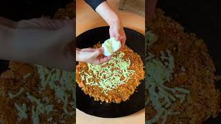 food short 김치볶음밥에 치즈 추가요 kimchi + cheese = OMG food fyp tiktokfood eating