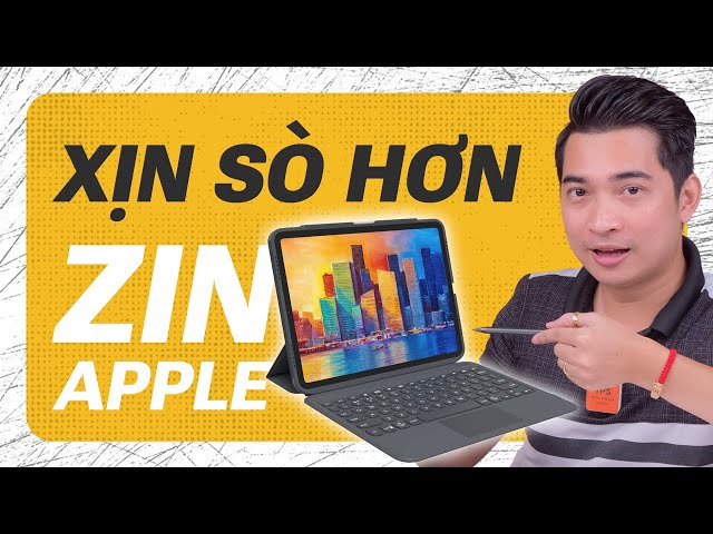 Bộ Cover cho iPad này của Zagg xịn hơn 6,9 lần đồ nhà Apple !!!