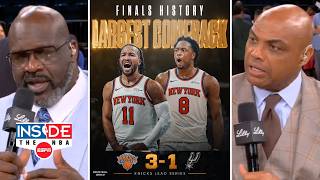 FULL Inside The NBA Chuck Shaq on Brunson OG combine for 69 Pts as Knicks def Spurs 107-106