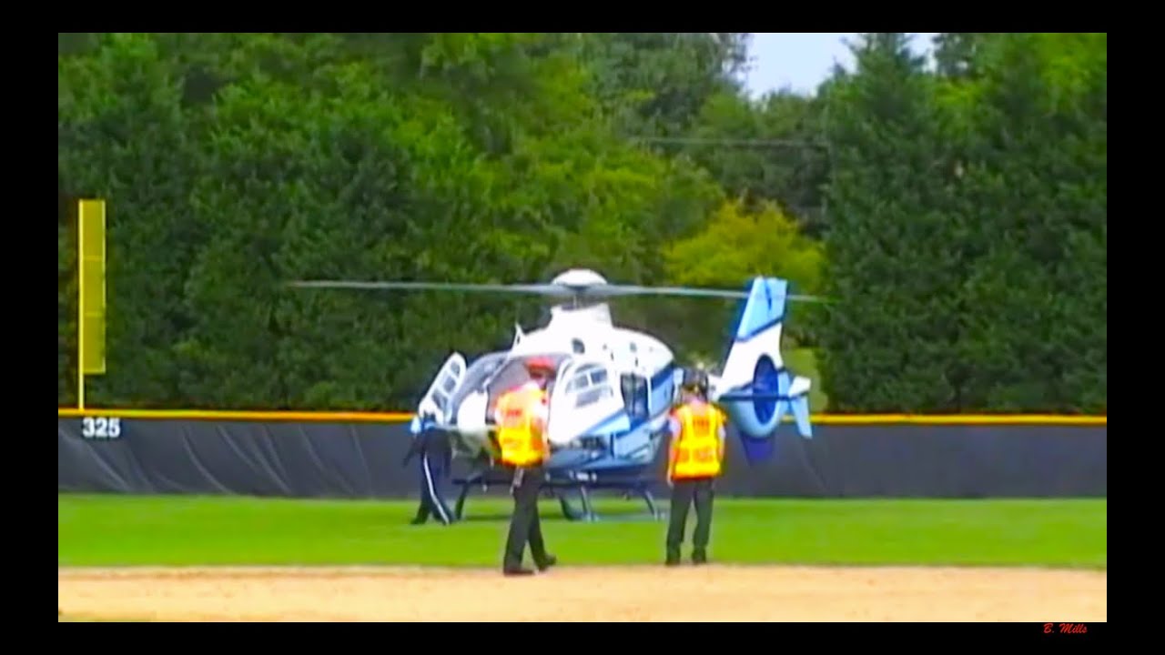 Duke Life Flight and UNC Air Care Taking Off from Leesville Road High School YouTube