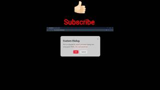 🌈 HTML CSS & JS GLOWING DIALOG BOX #coding #htmlcssjs #webdesign #shorts