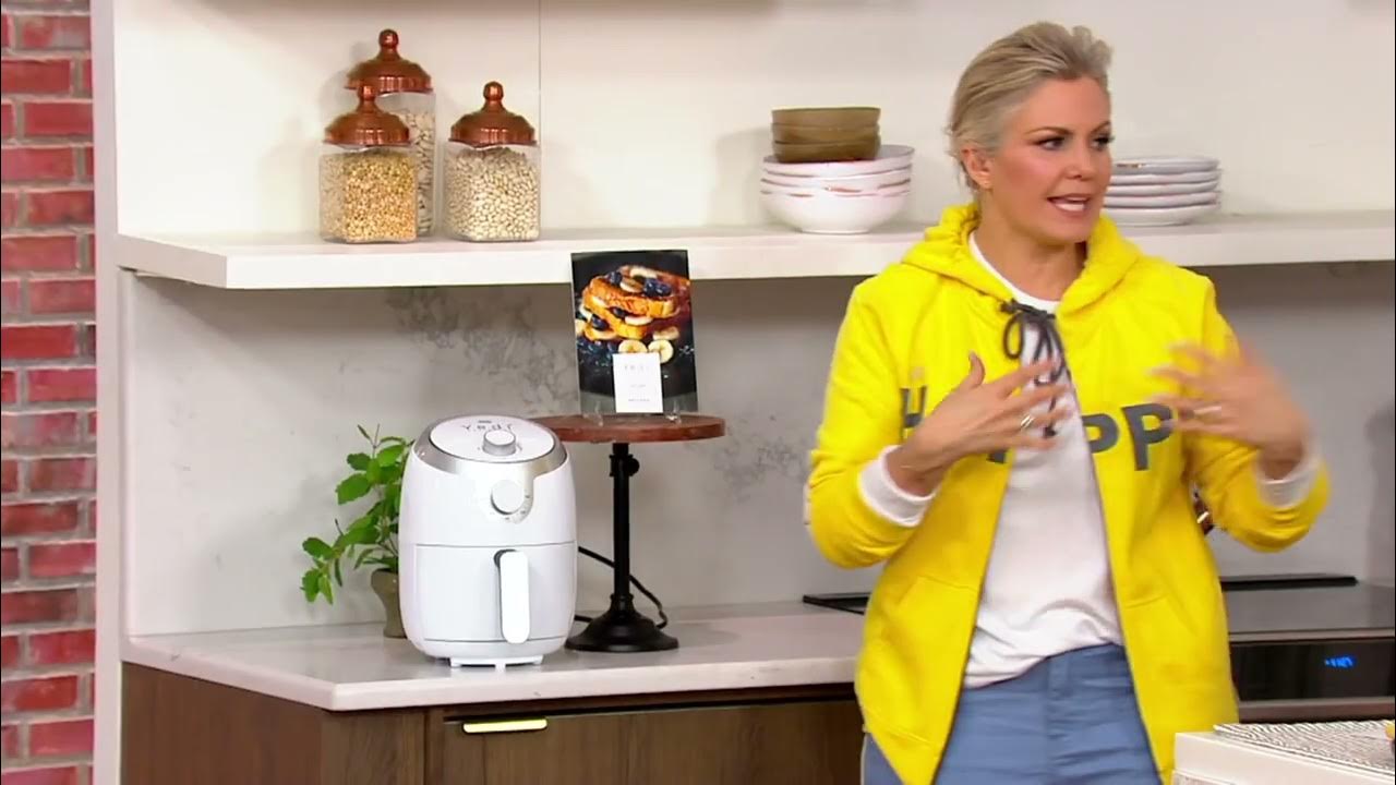 Yedi 2Qt 1000W Compact Air Fryer w/ Cookbook on QVC YouTube