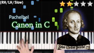 「鋼琴教學」Canon in D 簡易版(C major) Piano Cover 「免費琴譜」