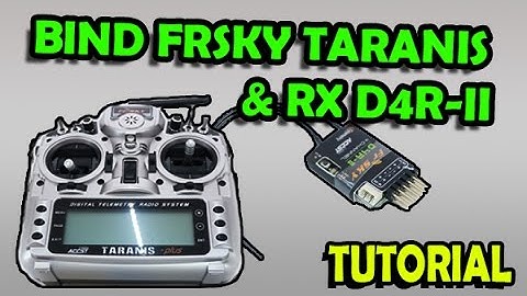 How To Bind Frsky Taranis and setup Fail Safe / Como enlazar Taranis