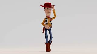 Woody walk cycle animation 🤠