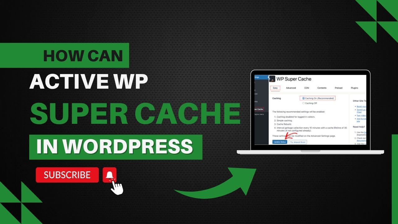 How To Install And Activate WP Super Cache In WordPress (Step-By-Step ...
