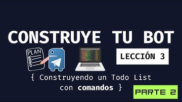 3 - CREA tu propio BOT de TELEGRAM con python-telegram-bot | COMANDOS (parte 2)