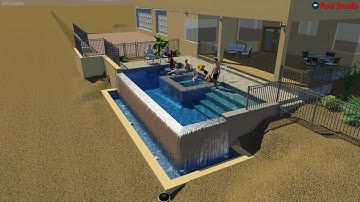 Beautiful Negative Edge Pool Vollaro