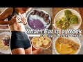 What I Eat in a Week to Stay Fit During School | how to continue living a healthy & happy lifestyle