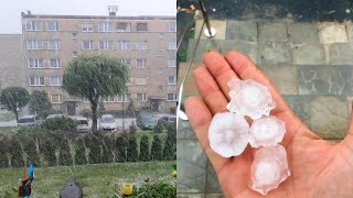 Аномальные дожди с градом в Польше 😵 by METEOPROG 836 views 8 days ago 2 minutes, 1 second