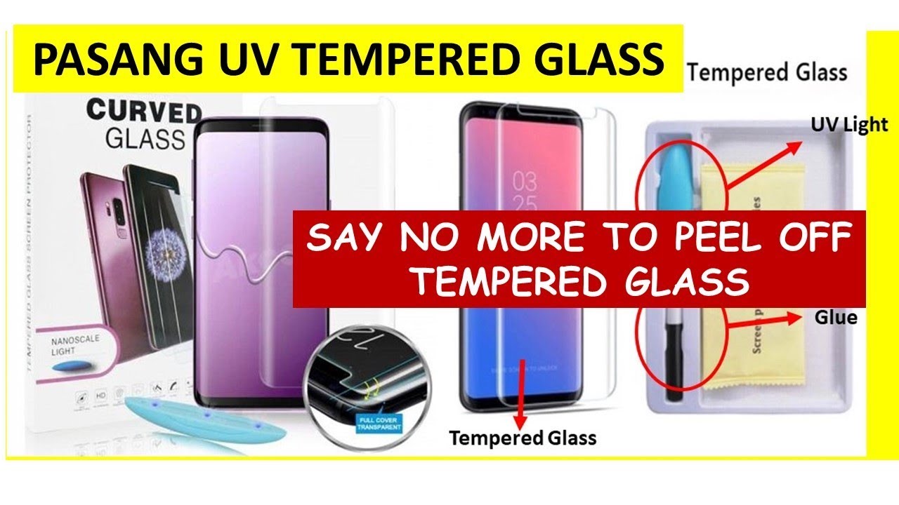 Uv Glue Tempered Glass Do It Yourself Youtube