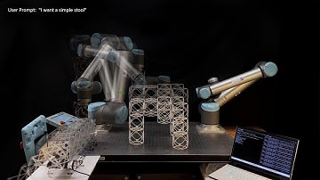 Speech to Reality: On-Demand Production using 3D Generative AI, and Discrete Robotic Assembly