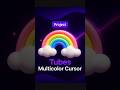MultiColor Cursor || #html #css #shorts #101dev #uianimation #webdesign #trending