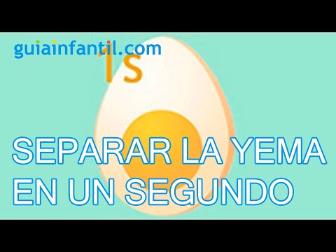 Experimentos para niños. Cómo separar la yema en un segundo