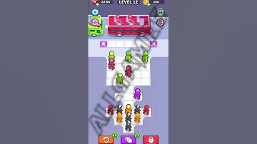 Bus Jam LVL 11 to LVL 20 Part 2 Gameplay FUN GAME #shorts #BusJam #fungames #viralvideo