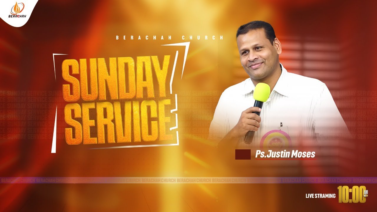 🔴 LIVE NOW - Sunday Service | Pr. Justin Moses |  Berachah Church | 18th Jan, 2026