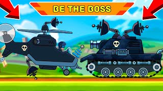 I PLAY AS BOSS HELLABOMBER and SCOURGE VS ALL TANKS! Mode Be the Boss in Hills of Steel