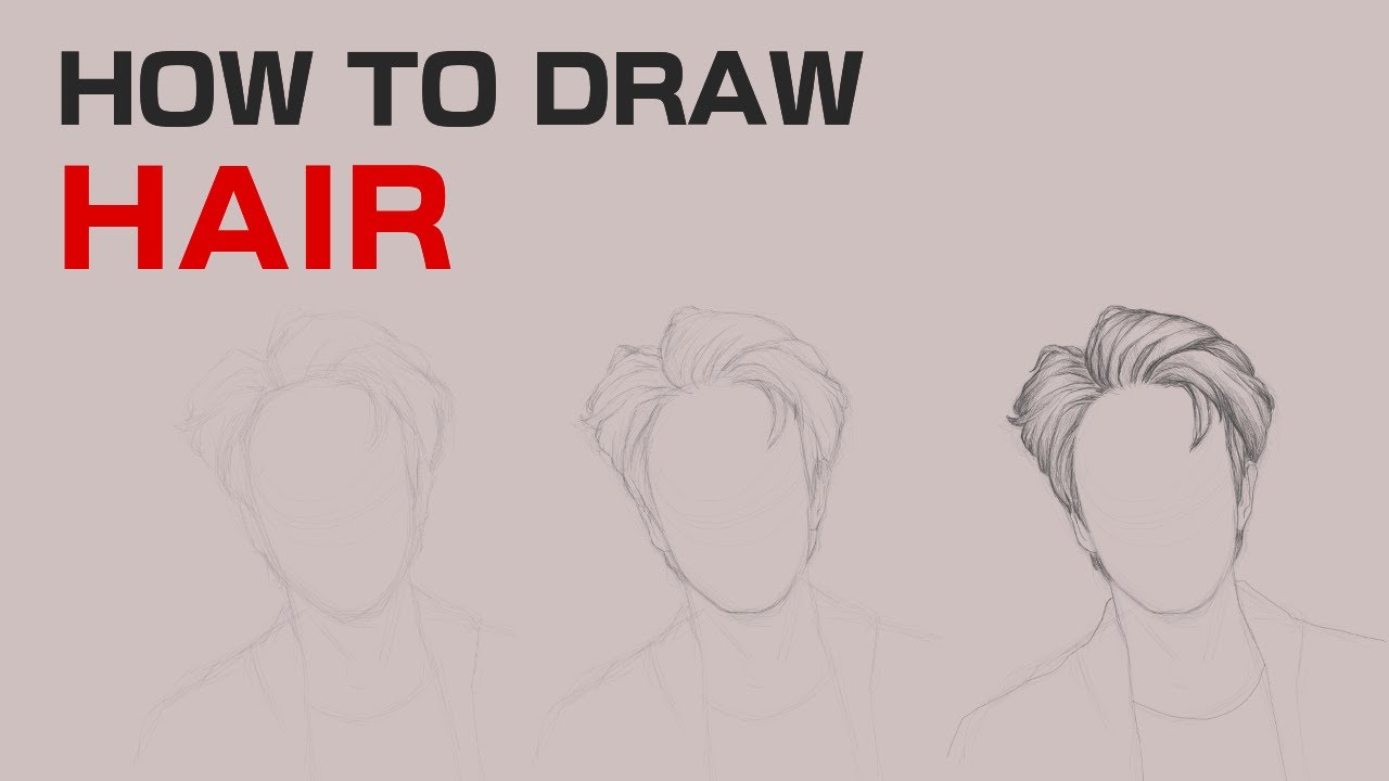 💡 How to Draw Hair - BTS - Jin - YouTube