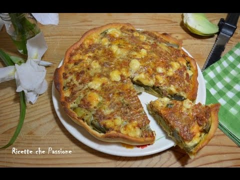 Torta salata carciofi e salsiccia - Ricette che Passione Blog GZ - YouTube