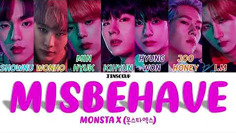 MONSTA X (몬스타엑스) - MISBEHAVE (Color Coded Lyrics Eng/Rom/Han)