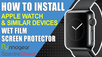 How To: Perfect Wet Install Apple Watch Screen Protector