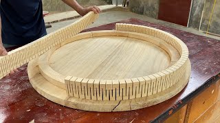 Woodworking Crafts Hands Always Creative Wonderful \/\/ Beautiful Wooden Tea Table Design Ideas