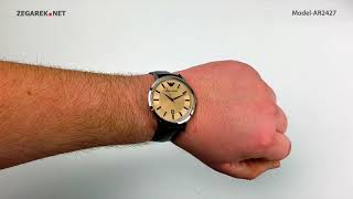 Emporio Armani Classics AR2427 - Zegarek.net - YouTube