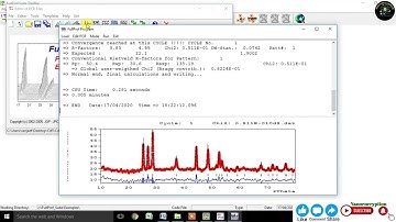 Rietveld Refinement and Crystal Structure of CdS material(P63mc) using FullProf and VESTA Software