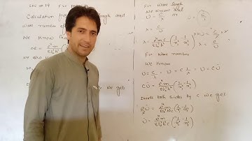 Frequency, wave  length and  wave  Number  of  electron