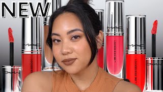 MAC LOCKED KISS INK LIPSTICKS | SWATCHES REVIEW