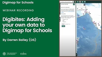 DigiBites: Adding your own Data to Digimap for Schools