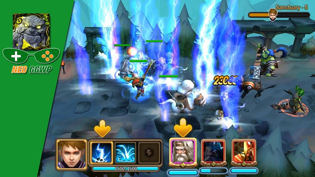 เกมมือถือ rpg Heroes Master (Android) - Gameplay Frist Start