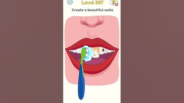 DOP 3 Gameplay Level 337 Create a beautiful smile #shorts #gaming