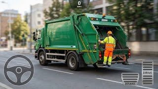 Garbage Truck 3D - City Trash Simulator - Level 1 Gameplay Walkthrough 