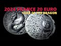 2024 france silver 20 lunar year of the dragon high relief proof