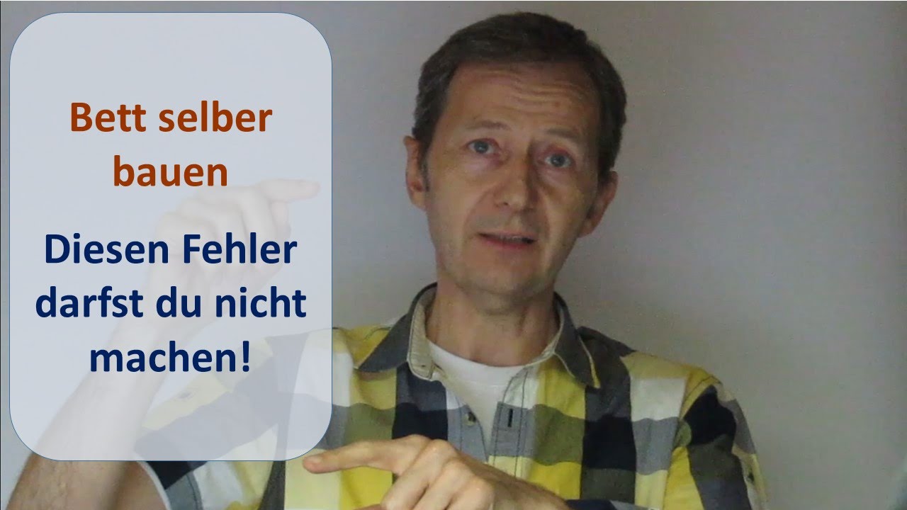 Bett selber bauen 2017 01 03