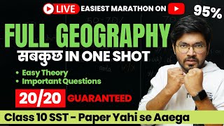 DON'T MISS: FULL Geography in 3 HOURS Live Marathon | Class 10 Social Science Boards | Padhle screenshot 4