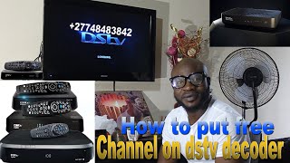 How To Put Free Channel On Dstv HD Decoder Part 2 || Dr Emmanuel