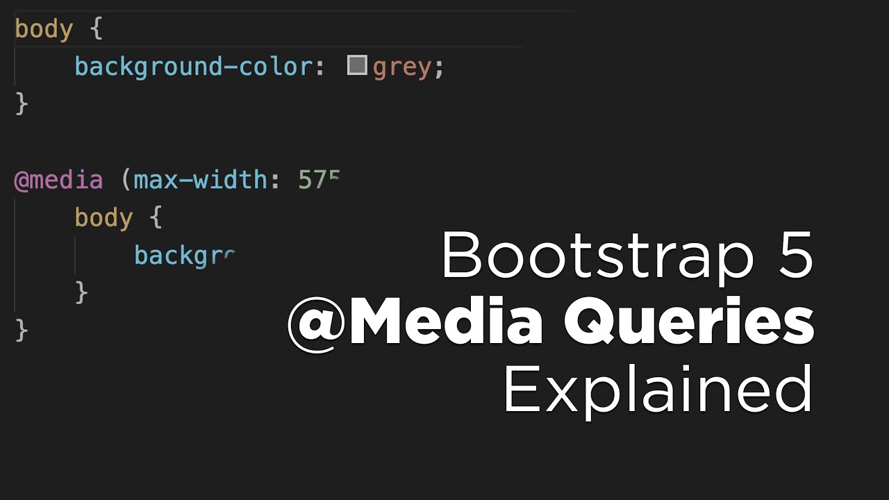 Bootstrap 5 Media Queries 