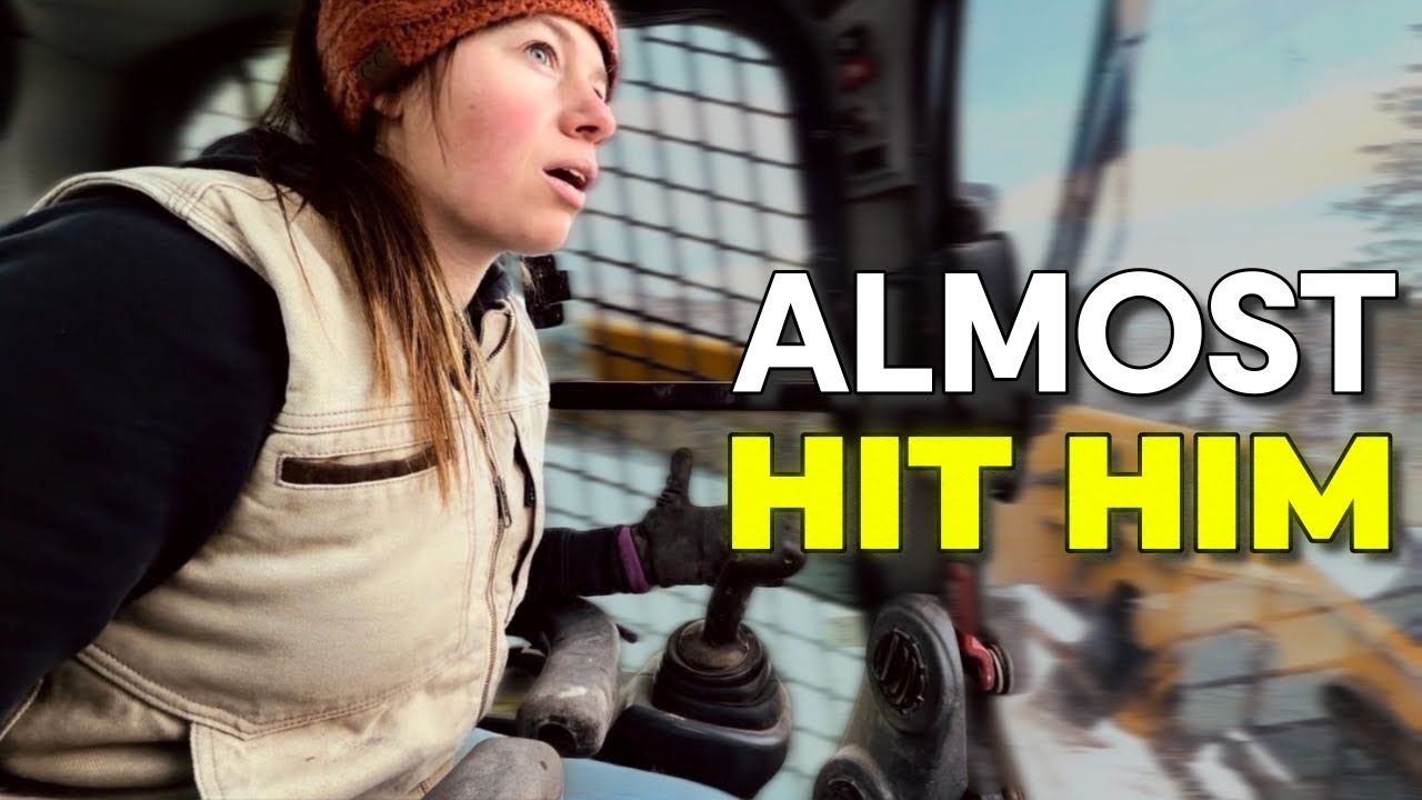 Winter days: firewood, rustic logging with our skid steer, and stocking the porch with wood