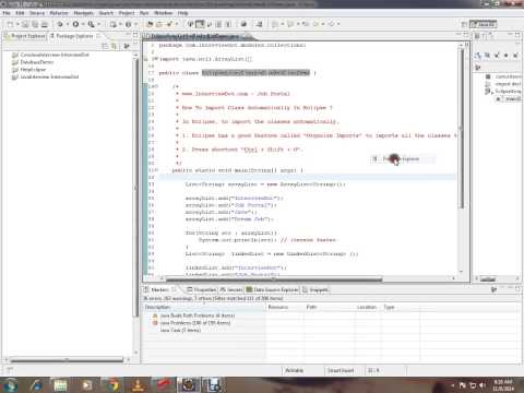 SHOW IN PACKAGE EXPLORER DEMO ECLIPSE