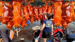 Full Order Roast Pork, Roast Duck In Chines New Year - Cambodia Street Food